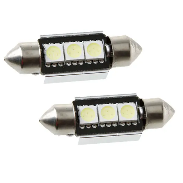 Kkmoon 37 мм 3 5050 SMD LED Canbus Белый салона Купол гирлянда свет лампы для вашего автомобиля