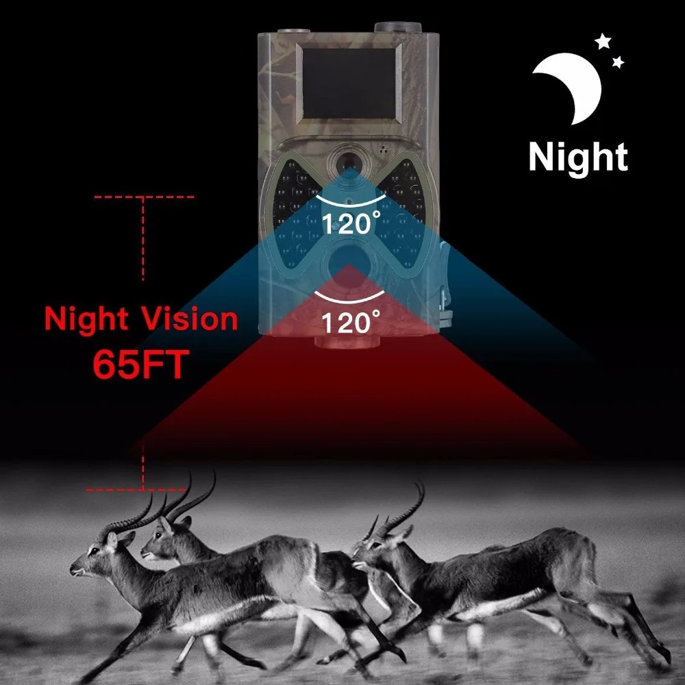 

Suntek Photo Traps Deer Hunting Trail Camera 1080P 12MP 940nm Night Vision Hunting Camera Digital Infrared Camera Traps HC300A