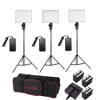 

YONGNUO YN600Air YN-600air LED Studio Panel Light ,3pcs NP-970 Battery +Charger+Light stand for Canon Nikon Pentax Olympas