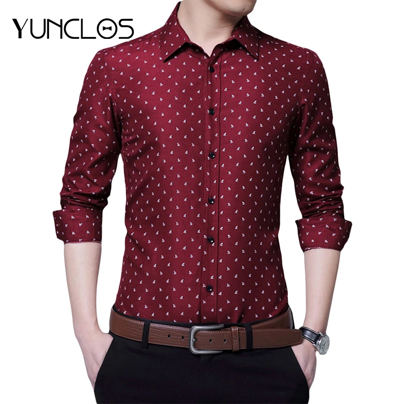 YUNCLOS New Arrival Men's Shirts Long Sleeve Turn-Down Collar Camisa Masculina Fashion Causal Shirts chemise homme YUNCLOS New Arrival Men's Shirts Long Sleeve Turn-Down Collar Camisa Masculina Fashion Causal Shirts chemise homme