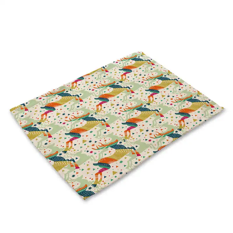 1Pcs Bowl Fork Placemat Mat Decoration Home Party Christmas Dining Table #2n5 (1)