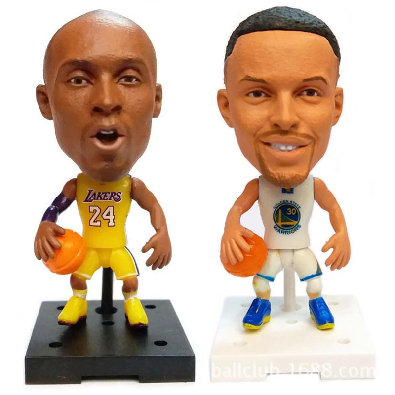 

1pcs basketball star dolls NBA Player Star Kobe Bryant Durant Curry LeBron James 2.5" Action Dolls Figurine Toy Best Gift to kid