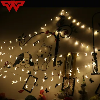 

LED String Super Bright Moon Star String Light Strip Lamp Christmas Party Decor Warm White for Wedding Bedroom Living Room