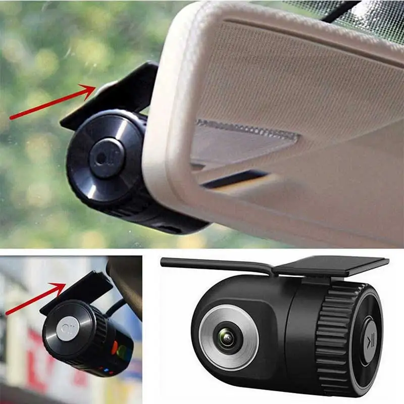 Mini Car DVR Camera Dash Cam Video AV RCA input Recorder Night Vision HD 1920P Front Camera Tachograph Safe Asystem