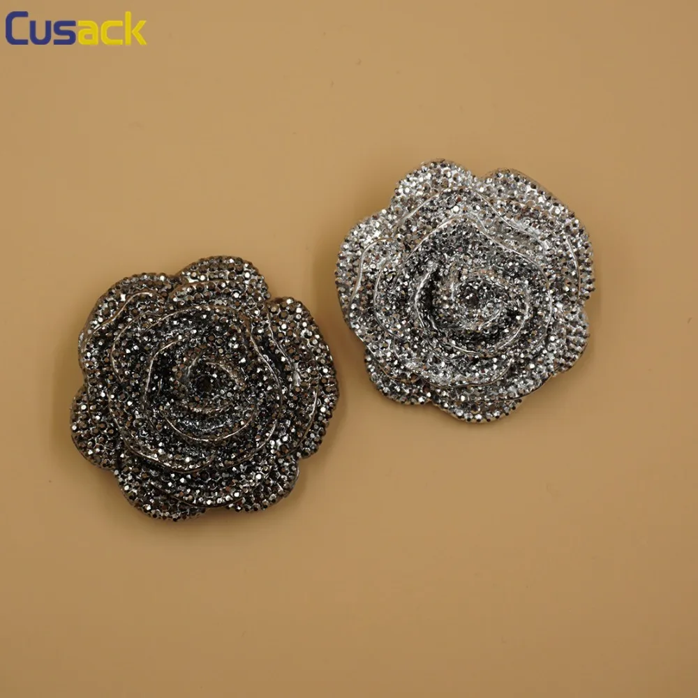 5 шт. 4,5 см розовые стразы на кнопках темно-серебристые черные пластиковые пуговицы для Одежда Аксессуары для шитья высокое качество Cusack