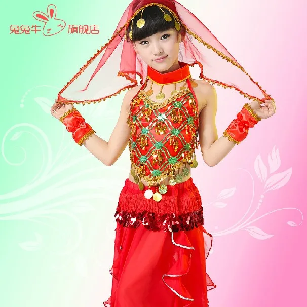 DB23588 kids belly dance costumes-4