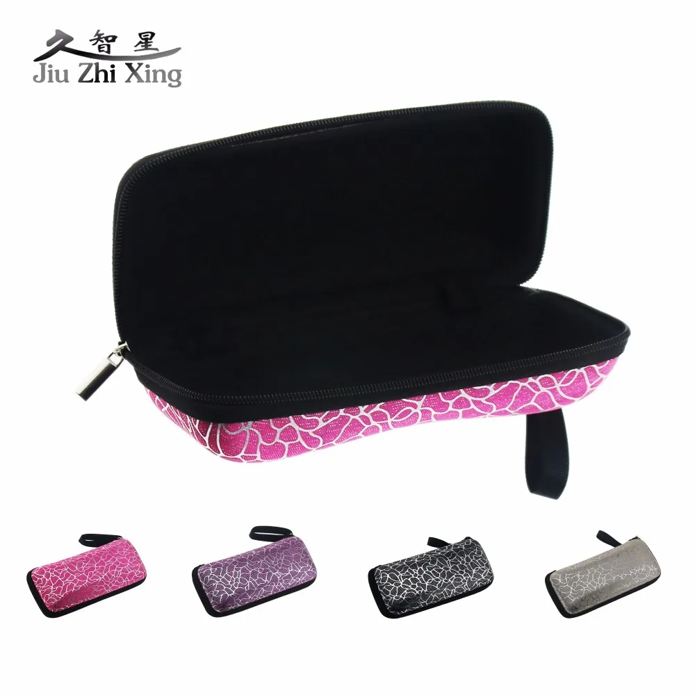 

JIU ZHI XING High capacity quality Protable Rectangle Zipper Sunglasses Hard Eye Glasses Case Eyewear Protector Box