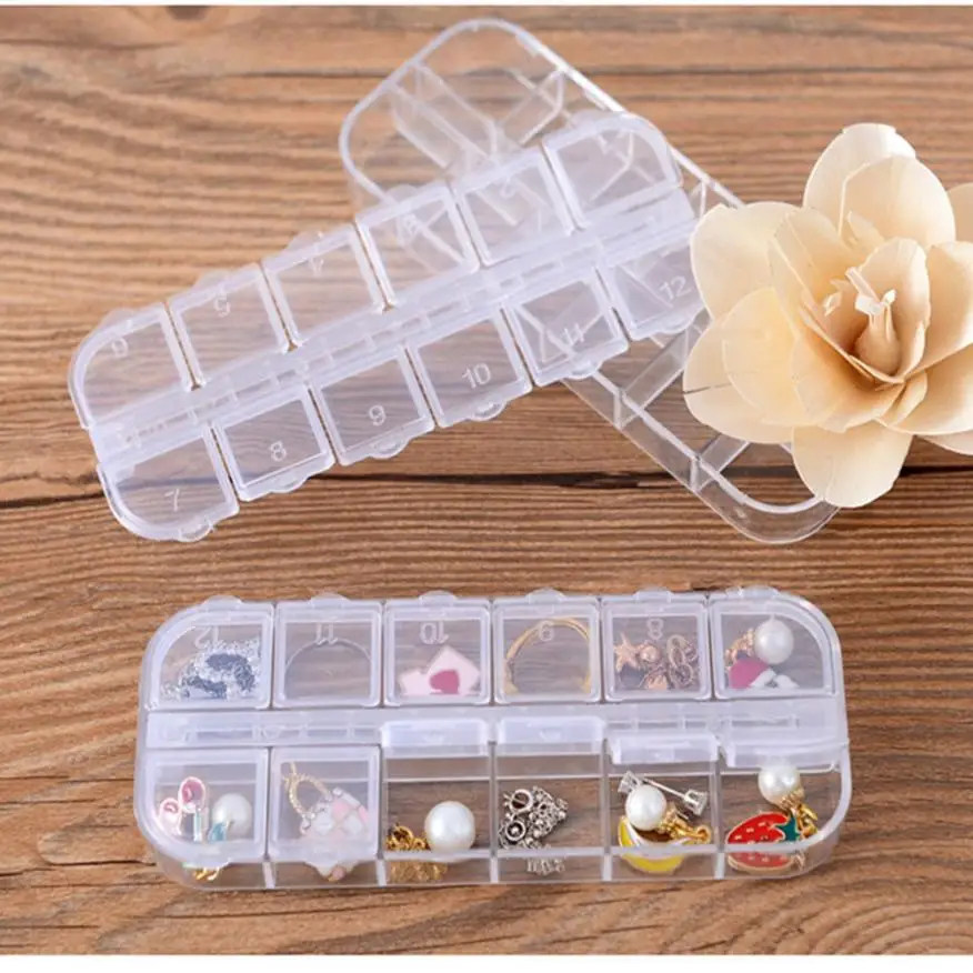 Buy Home Transparent Plastic Jewelry Box Mini Jewelry