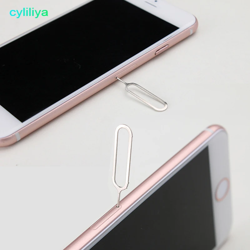Cyliliya Metal Sim Eject Pins Sim Card Eject Tool Needle Pin For