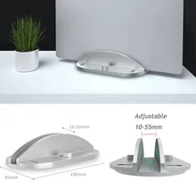 Besegad алюминиевый сплав Регулируемая вертикальная подставка для ноутбука настольная док-станция держатель для Apple MacBook Mac Book Air lenovo YOGA notebook