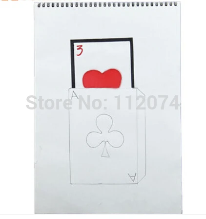 

Cardiographic Exclusive Rise Card Prediction( 390*260MM ) Magic Tricks Magician Stage Illusions Gimmick Props Mentalism Magia