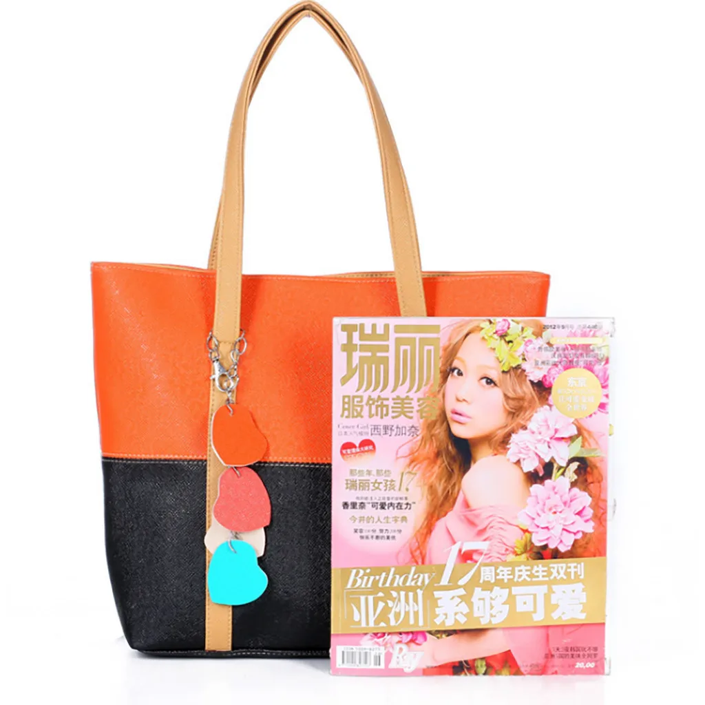 MUQGEW модные женские сумки для девочек висячий орнамент сумка на плечо карамельный цвет с бахромой сердце сумки Лоскутные Разноцветные сумки