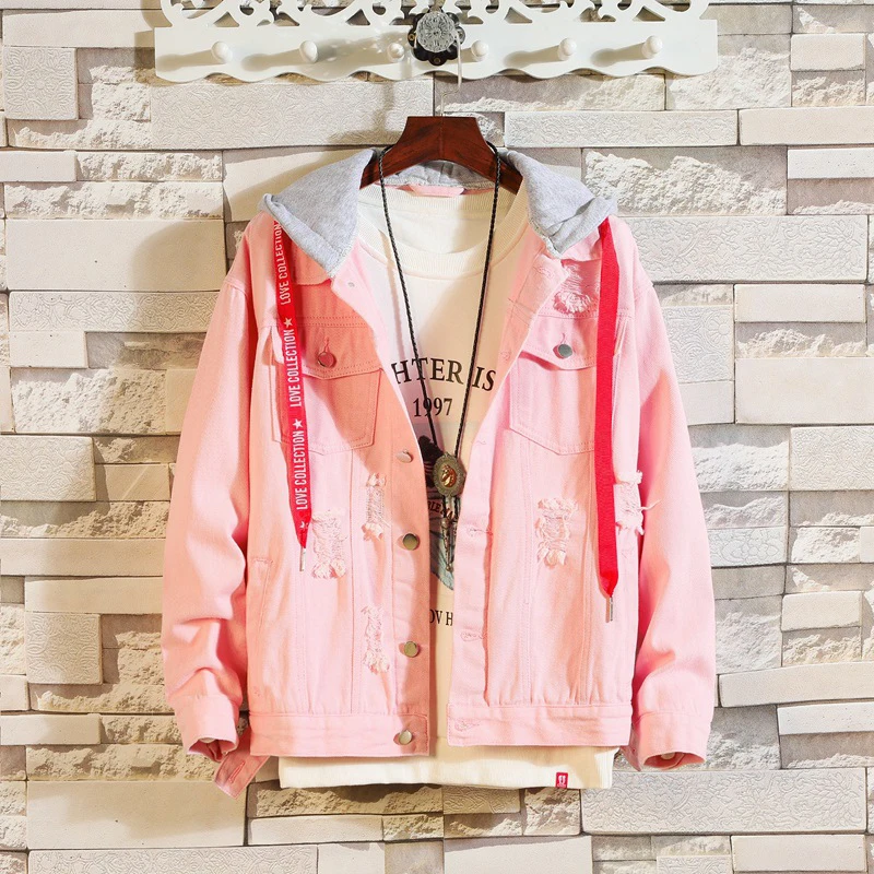 DIMUSI Mens Jackets Fashion Men Anorak Hip Hop Streetwear Jeans Jackets Men's Ripped Denim Jacket Cowboy Hoodies Coats 3XL DIMUSI Mens Jackets Fashion Men Anorak Hip Hop Streetwear Jeans Jackets Men's Ripped Denim Jacket Cowboy Hoodies Coats 3XL