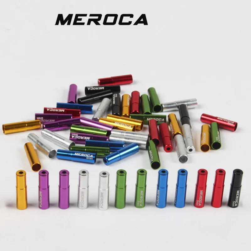 

MEROCA high-grade aluminum alloy brake line cap speed shift derailleurs line cap caps free