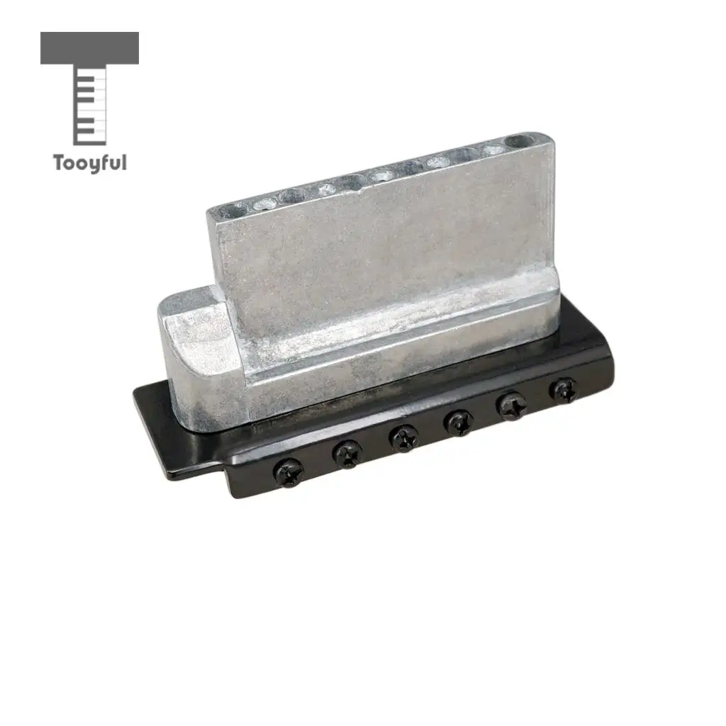 Tooyful 6 String Electric Guitar Roller Saddle Tremolo Bridge System with Whammy Bar for ST SQ