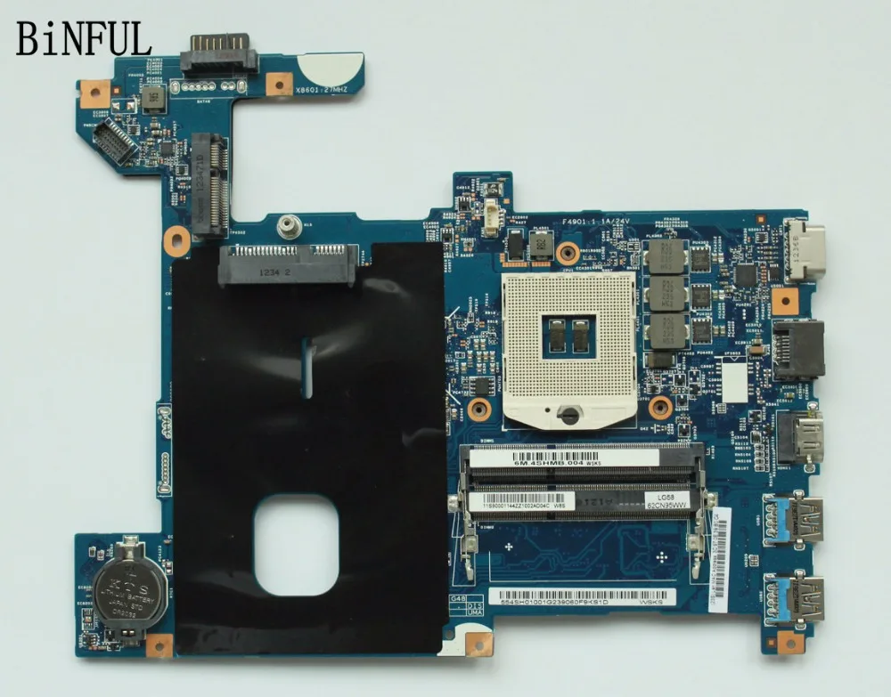 BiNFUL سوبر motherbord + غرفة تبريد متوافق ل lenovo G580 LG4858L 48.4SG06.011 11291-1 اللوحة المحمول (مقارنة يرجى)