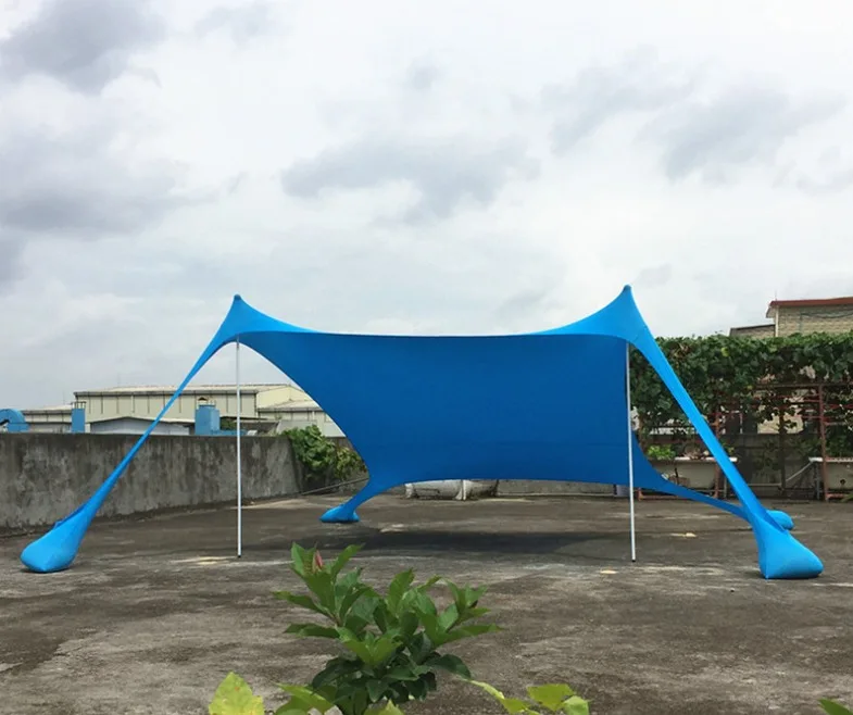 Sombrinha e Gazebo Âncoras de Areia. Capota de Sol Pergola Praia Windproof Tenda Portátil 210x210 com Perfeito Abrigo Sombra 6 High Quality Esporte e Lazer