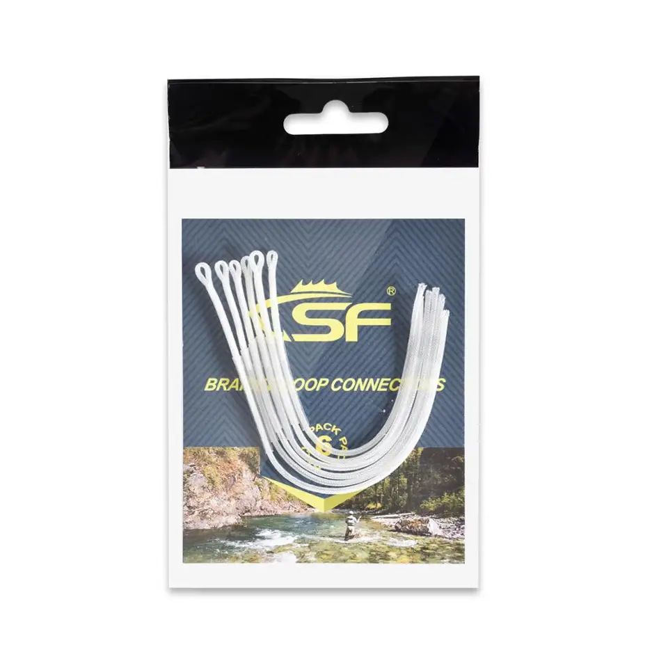 20 Anelli Intrecciati Per Pesca A Mosca The Lord Of The Tools – Nylon 13,6 Kg, Connettori Guida Per Lenza, 168 Mm