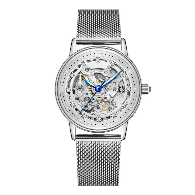 SOLLEN Brand Fashion Luxury Women Watches Lady Watch Gold Automatic Mechanical Wrist Watch Leather Ladies Watches Gifts Present SOLLEN Brand Fashion Luxury Women Watches Lady Watch Gold Automatic Mechanical Wrist Watch Leather Ladies Watches Gifts Present