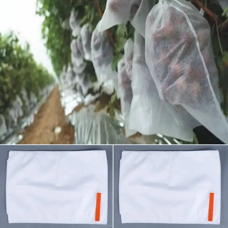 

50Pcs Grape Protection Bag Anti-Bird Moisture Insect Net Bag Vegetable Fruit Protect Breeding Bag Prevent Fruit Tree Mosquitoes