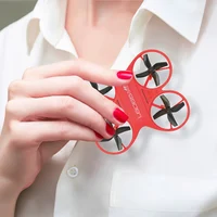 L6065 Mini RC Drone Infrared Controlled RC Quadcopter w/ LED Light Birthday Gift for Children RC Training Drone vs IN1601 H37
