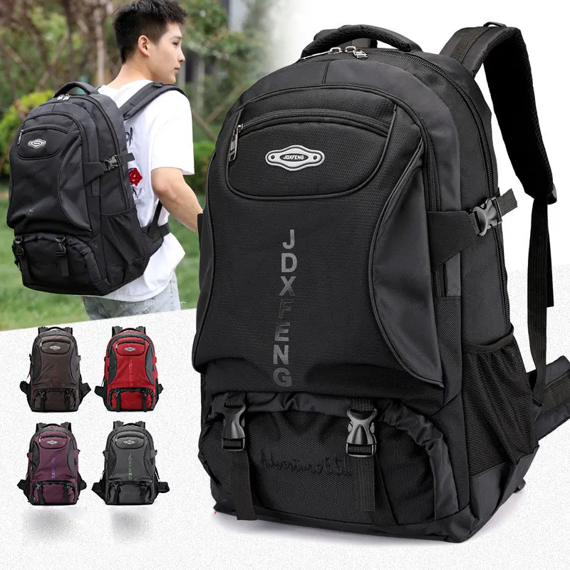 

Outdoor Sports Mountaineering Backpack Male Camping Hiking Trekking Rucksack 65L Multi-compartment Travel Waterproof Bag