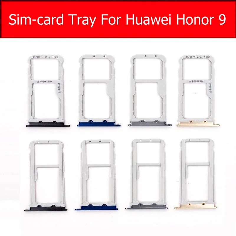 Оригинальная карта памяти и лоток для SIM-карты Huawei Honor 9 адаптер считывания слотов