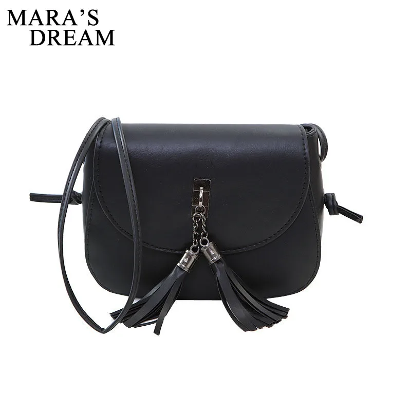 Mara's Dream 2019 Mini Women Messenger Bags Pu leather Women Shoulder Bag Tassel Solid Clutches Chain Women Crossbody Bags Tote Mara's Dream 2019 Mini Women Messenger Bags Pu leather Women Shoulder Bag Tassel Solid Clutches Chain Women Crossbody Bags Tote