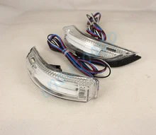 Auto Specchio Retrovisore di LED indicatori di direzione Laterali Corsa e Jogging Porta Luce Passo Terra Lampada Per Toyota Corolla 2012-2018