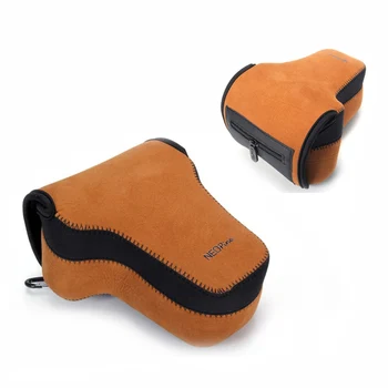 

Neoprene Camera Bag For olympus OM-D EM-1 EM1 MarkII EM5 EM5II with 12-40 12-50mm soft inner Case protector Cover Pouch