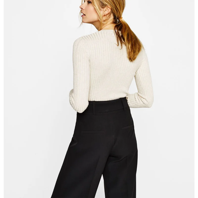 White Sweater Women 2018 Autumn Winter Long Sleeve Knitted Turtleneck Christmas Pull Oversized Tops Plus Size Clothes