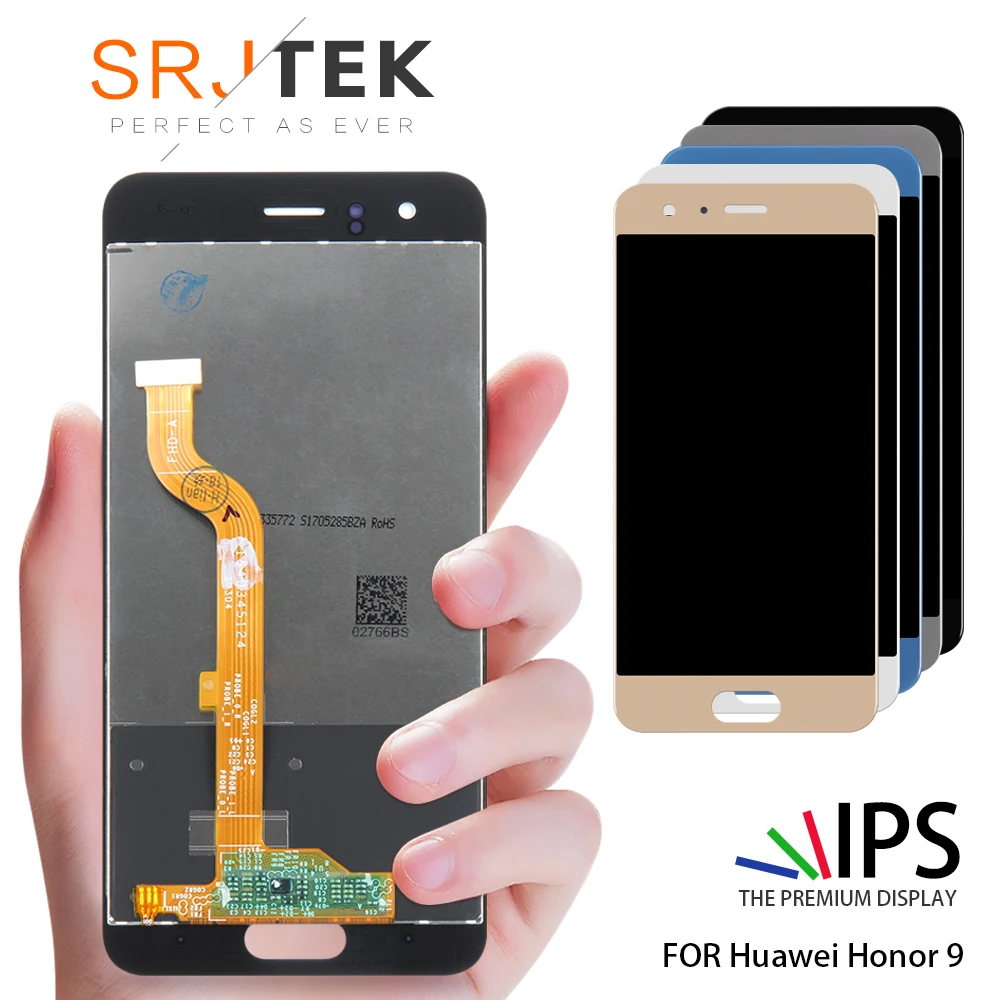 

Srjtek 5.15'' 1920x1080 Display For HUAWEI Honor 9 LCD Touch Screen Digitizer for Honor 9 Display LCD Screen Replacement Parts