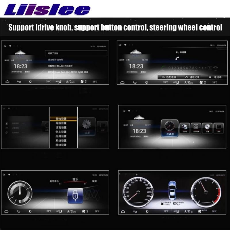 Liislee Car Multimedia Player NAVI For Mercedes Benz MB G Class G63 G350 G500 W463 2012~2018 Car Radio Stereo 4G Navigation 3