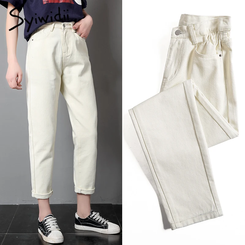 beige mom jeans high waist