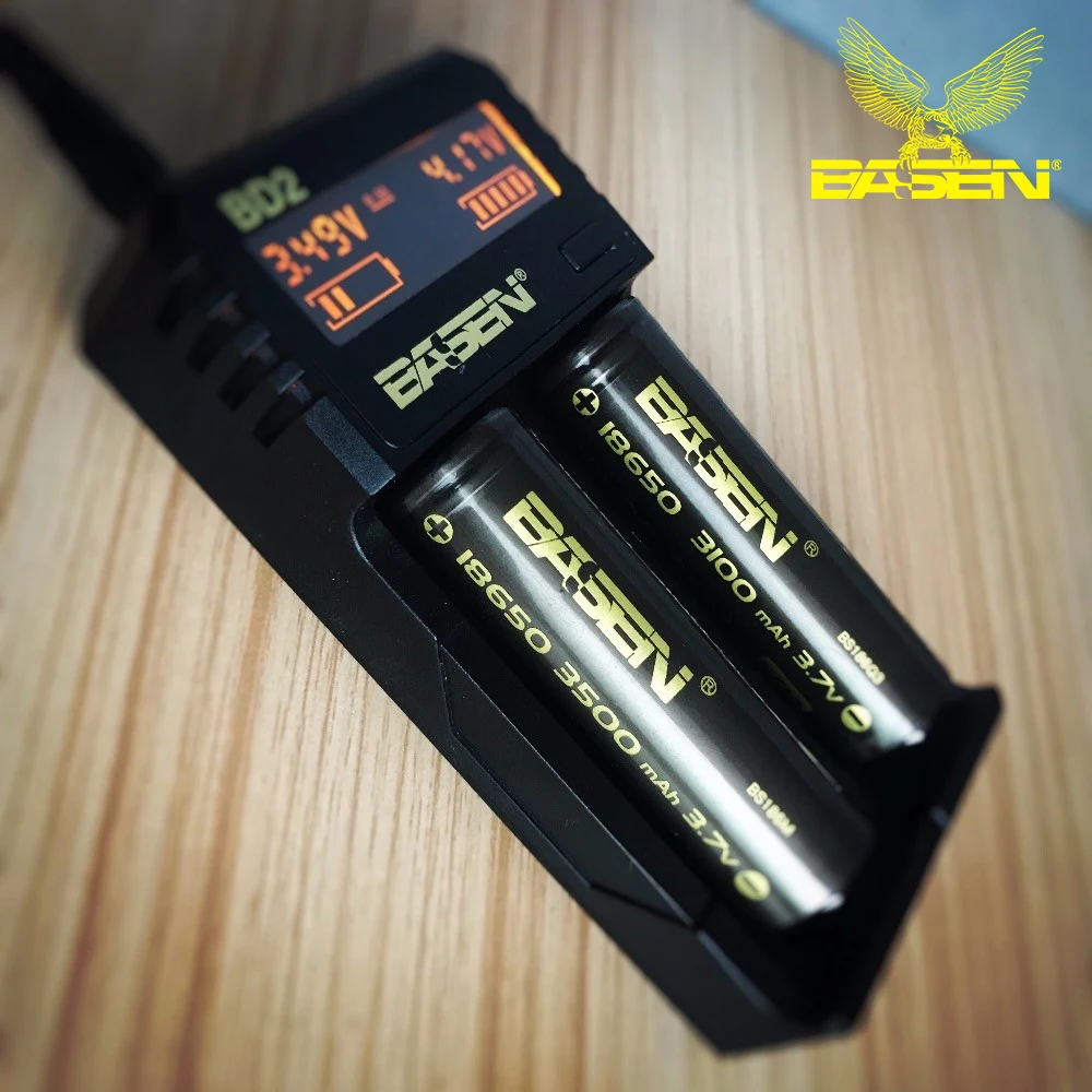 

BD2 LED Intelligent Lithium Battery USB charger Basencharger Li-ion 18650 14500 16340 26650 EU US UK standard smart charger