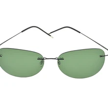 CLARA VIDA брендовые оригинальные B-titanium Ультра-светильник без оправы Солнцезащитные очки поляризованные Nv зеркало для вождения мужские дизайнерские спортивные солнцезащитные очки