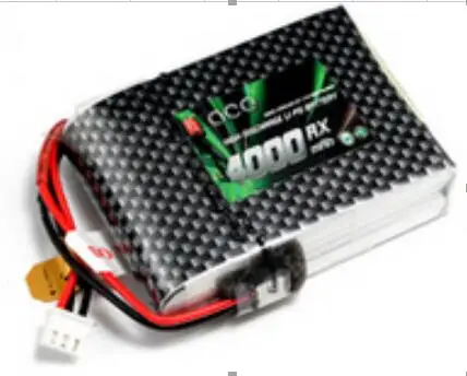 

ACE 4000mAh 1C 7.4V 2S1P 19*52*73mm 147g lipo battery for RC models FPV drones