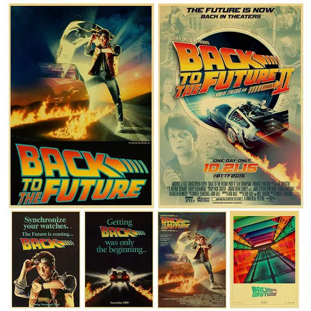 Sci fi Back to The Future Film Propaganda Retro Kraft