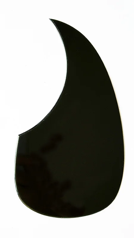 

Pleroo Custom Guitar pickgaurd - Great Acoustic Guitar Pickguard Teardrop Shape, Black