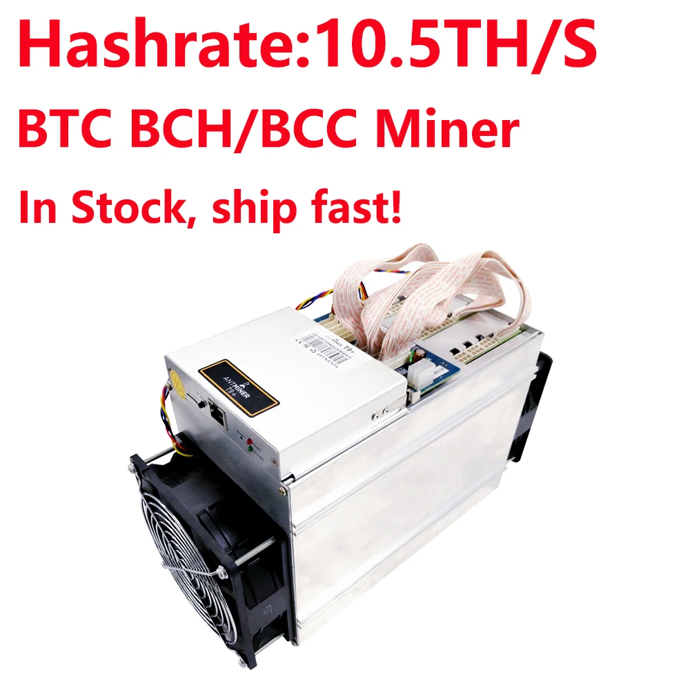 

In Stock! BTC BCH/BCC Miner AntMiner T9+ 10.5T Bitcoin Miner without APW7 power supply Bitcoin Mining Machine