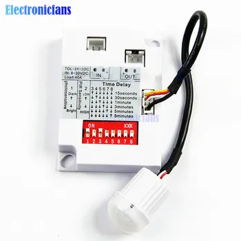 

IR Infrared Human Body Induction Sensor Detector Switch 7-10M PIR Motion Sensor Switch 12V 24V for LED Light Corridor Aisle Home