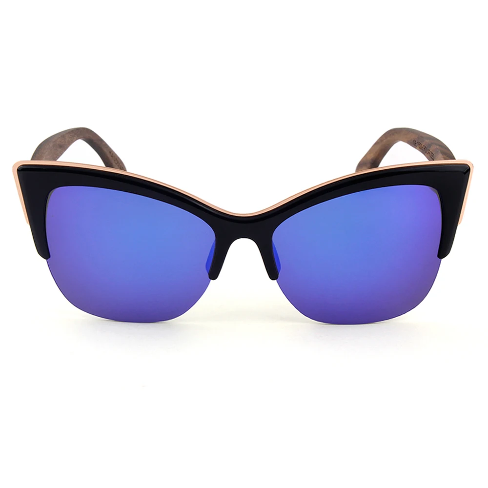 Verschiffen Willenskraft Freies Holzrahmen Männer Blue 2017 Neue Bambus Frauen Mode Produkte Linse Polarisierte Handgemachtes Polarized Sonnenbrille SaSOn7r