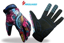ARSUXEO Cycling Bike Bicycle font b Gloves b font MTB Men Women Full Finger Motocross Riding