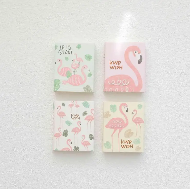 

Flamingo Wish 4 Folding Memo Pad N Times Sticky Notes Memo Notepad Bookmark Gift Stationery