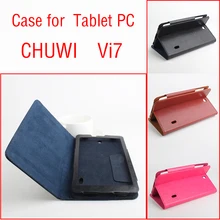 Business Style Utra Thin Folding Stand Flip Leather Cover Case for Chuwi Vi7 Tablet PC 7