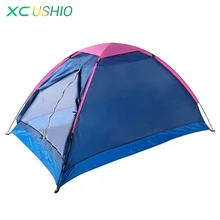 Портативная водонепроницаемая палатка для кемпинга 200x145x110 см, Ультралегкая летняя палатка на 1-2 человека для пеших прогулок, путешествий, пикника, пляжа, рыбалки