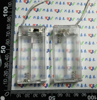 

14pcs No. 5, Section 2 Section 2 5 AA 2 five transparent battery case with switch cover line No. five section two