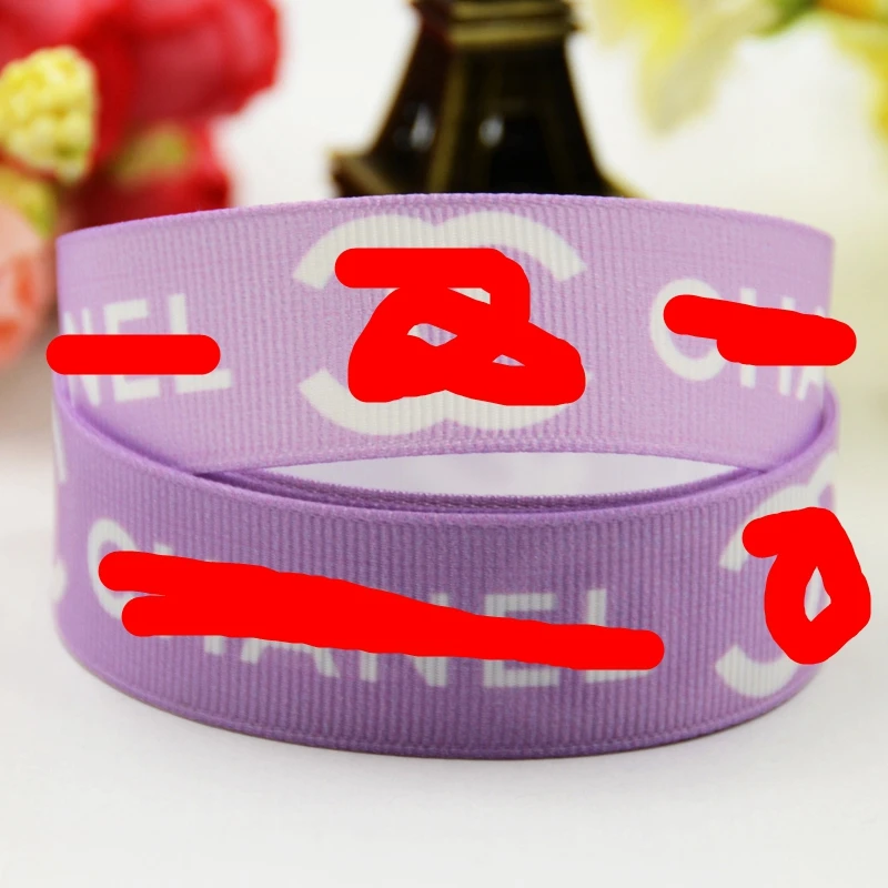7/8" Kawaii Logo Ribbon For Diy Hairbow headwear printed grosgrain
