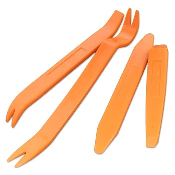 

4Pcs Auto Door Clip Panel Trim Removal Tool Kits for Car Dash Radio Audio Installer Pry Tool