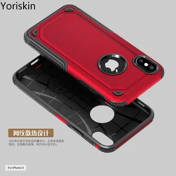 

New Full Body Protective Case For Iphone X Slim Dual Layer Armor Shockproof Phone Cover For Apple Iphone X Hybrid Armor Case